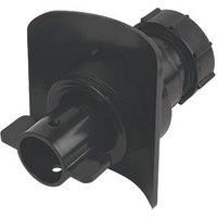 McAlpine Mechanical Pipe Boss Connector Black 32mm (25854)