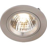 Knightsbridge Fixed Recessed Downlight Brushed Chrome (258GA)
