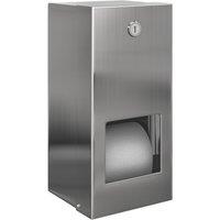 ETAL Lockable Double Toilet Roll Holder Stainless Steel (258RL)