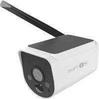 Swann SWNVW-MR4KCAM Solar-Powered White Wireless 4K Indoor & Outdoor Bullet Add-On Long Range CCTV Camera (258VW)