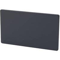 Varilight 2-Gang Blanking Plate Jet Black (25953)