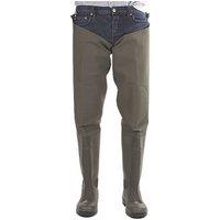 Amblers Forth Size 9 Green Safety Thigh Waders (259JX)