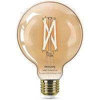 Philips Filament Globe Amber E27 G95 LED Smart Light Bulb 7W 640lm (259VR)