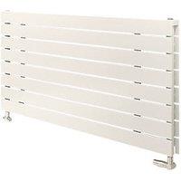 Ximax Oceanus Duplex Deluxe 595mm x 1200mm 3758BTU White Horizontal Designer Radiator (2600H)