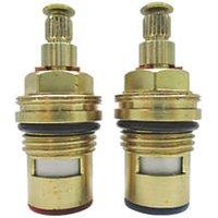 Flomasta 1/2" BSP Quarter Turn Ceramic Tap Glands Pack (2611F)