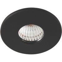 Saxby Lalo Round LED Downlight Matt Black 4W 200lm (261VX)