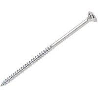 Silverscrew PZ Double-Countersunk Thread Cutting Multipurpose Screws 5mm x 100mm 100 Pack (26270)