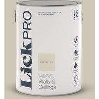 LickPro 5Ltr Greige 02 Vinyl Matt Emulsion Paint (262TM)