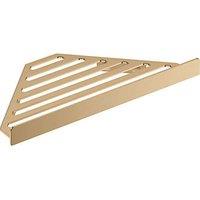 Hansgrohe AddStoris 1-Tier Corner Basket Brushed Bronze (262VG)