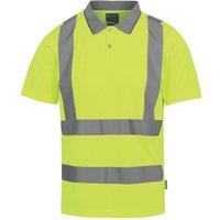 Regatta Pro Contract Hi-Vis Polo Shirt Yellow Small 37.5" Chest (263VC)