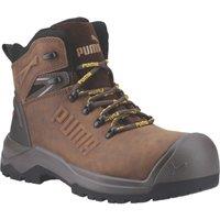 Puma Iron Heavy Duty Size 9 Brown Water-Resistant Safety Boots (263XK)