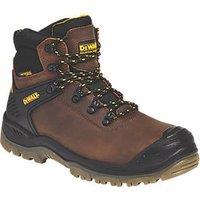 DeWalt Newark Size 10 Brown Waterproof Steel Toe Cap Safety Boots (2644R)