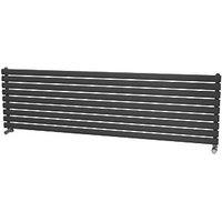 Ximax Fortuna 526mm x 1800mm 3515BTU Anthracite Horizontal Designer Radiator (264TP)