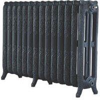 Arroll 760mm x 1154mm 6879BTU Black Cast Iron 3 Column Radiator (2650P)
