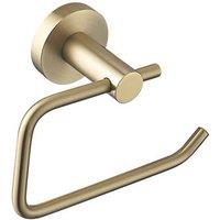 Bristan Round Toilet Roll Holder Brushed Brass (265KL)