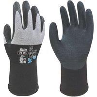 Wonder Grip WG-555 Duo Gloves Black/White Large (265VJ)