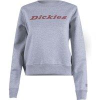 Dickies Heavyweight Wordmark Crew Womens Fleece Dark Grey Size 10 (265XC)