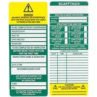 Scafftag Scaffold Standard Inspection Inserts 10 Pack (26628)