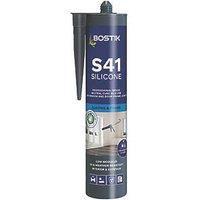 Bostik Window & Door Frame Silicone Sealant Clear 310ml (266JE)