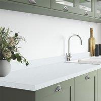 Wilsonart Blanc Chamonix Upstand 3000mm x 70mm x 12mm (266YR)