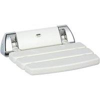 Mira Wall Mounted Shower Seat White/Chrome (2674G)