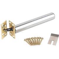 Smith & Locke Concealed Door Closer Square Polished Brass 95 144.5mm (2681G)