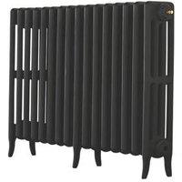 Arroll 660mm x 994mm 4258BTU Black Cast Iron 4 Column Radiator (2687F)