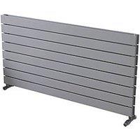 Ximax Oceanus 595mm x 1200mm 3949BTU Silver Horizontal Designer Radiator (268TP)