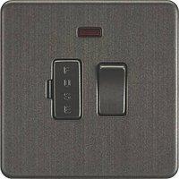 Knightsbridge 13A Switched Fused Spur with LED Smoked Bronze (268TX)