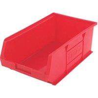 Barton TC4 Semi-Open-Fronted Storage Bins 9.1Ltr Red 10 Pack (26972)