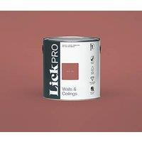 LickPro Max+ 2.5Ltr Red 04 Matt Emulsion Paint (270KF)