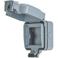 Contactum IP66 Weatherproof Outdoor 1-Gang Enclosure 170mm x 86mm x 155mm (271RR)
