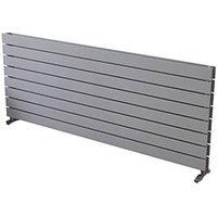 Ximax Oceanus 595mm x 1200mm 4935BTU Silver Horizontal Designer Radiator (271TR)