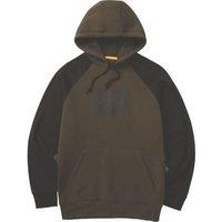 CAT Raglan Hooded Sweatshirt Sweat Shirts Moss 4X Large 54" Chest (271XK)