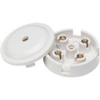 Knightsbridge 5A 4-Terminal Junction Box White (271YA)