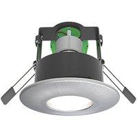 4lite WiZ Connected Fixed Fire Rated LED Smart Downlight Satin Chrome 4.9W 345lm (272PG)