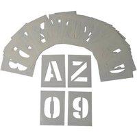 Essentials 0-9 / A-Z Stencil Kit 36 Pieces (272PX)