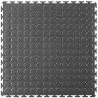 Ecotile E500/7 Interlocking Floor Tiles Graphite 7mm 4 Pack (272RV)