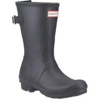 Hunter Short Back Adjustable Size 5 Womens Black Non Safety Wellies (272XW)