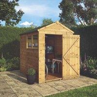 Mercia Modular 5' x 7' (Nominal) Apex Shiplap T&G Timber Shed (272YL)