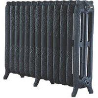 Arroll 760mm x 1074mm 6387BTU Black Cast Iron 3 Column Radiator (2730P)
