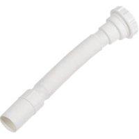 FloPlast FT40 Flexible Waste Pipe White 40mm x 320mm (27334)