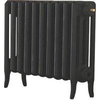 Arroll 460mm x 634mm 1955BTU Black Cast Iron 4 Column Radiator (2735F)