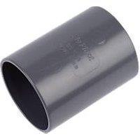FloPlast Straight Couplings 40mm x 40mm Grey 5 Pack (27382)