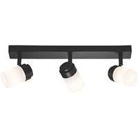 Knightsbridge Bar 3-Light Triple G9 Wall & Ceiling Spotlight Matt Black (273GA)