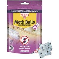 Zero In Clothes Moth Balls 0.02kg 10 Pieces (2749V)
