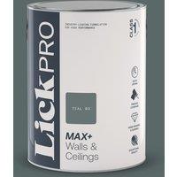 LickPro Max+ 5Ltr Teal 03 Eggshell Emulsion Paint (274TM)
