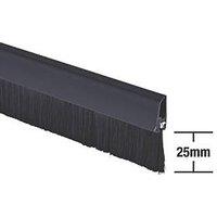 Stormguard Bottom Door Brush Draught Excluder Black 1m (2759V)