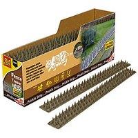 STV Pest Free Defenders Polypropylene Cat & Squirrel Fence Top Flat Prickle Strips 450mm 24 Pack (27603)