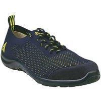 Delta Plus Summer Size 7 Blue/Yellow Steel Toe Cap Safety Trainers (276JH)